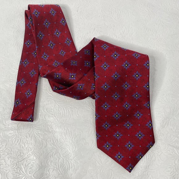 Lot 6 Jos A Bank Silk Neck Ties - Picture 8 of 15